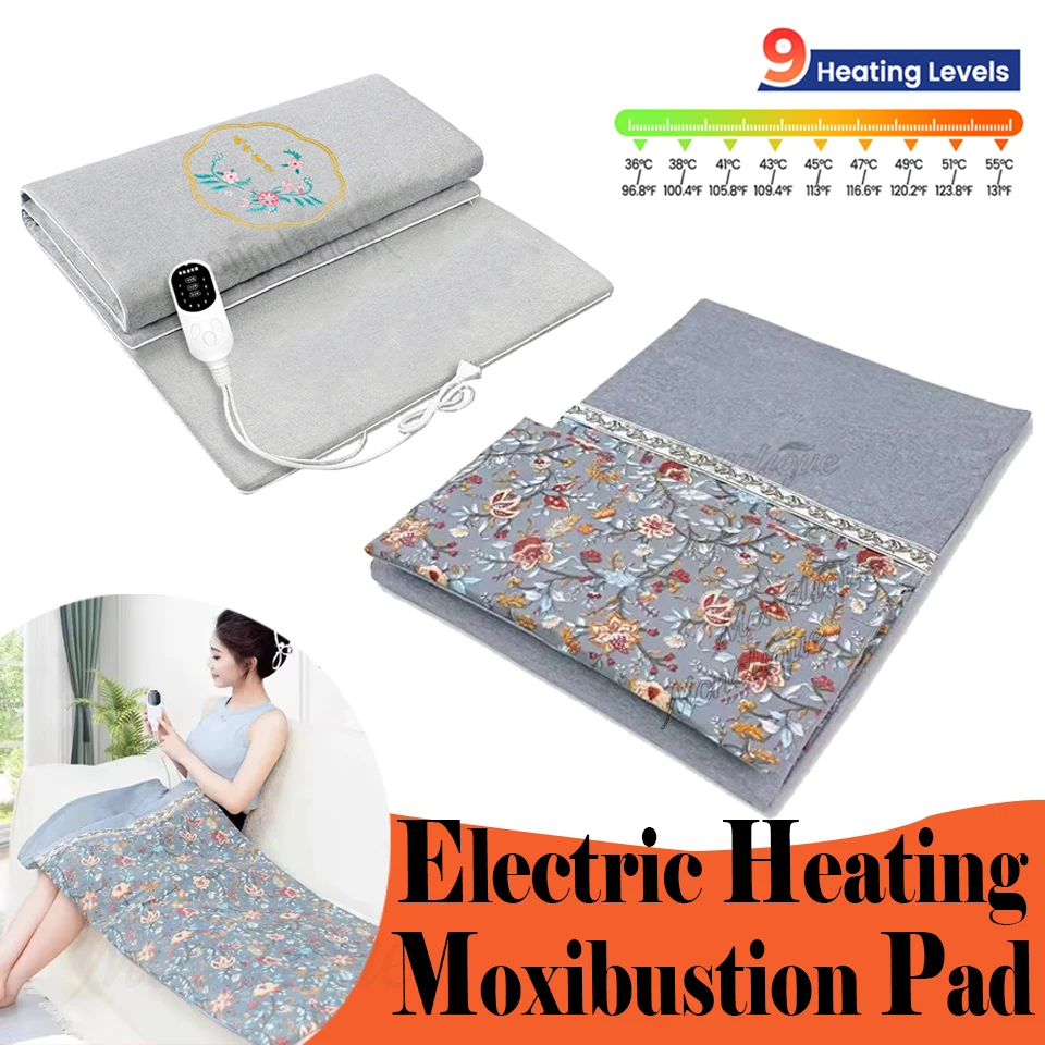 145*56CM Electric Heating Pad Heating Blanket with Thermostat Neck Shoulder Hot Pads Menstrual Cramps Waist Back Winter Heater