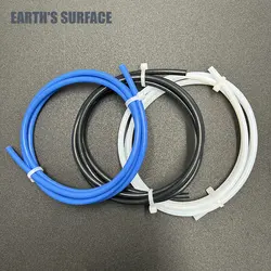 ES-3D Printer Part 1M 2*4mm/1.75mm High Temperature Resistant PTFE Tube 3D Printer Remote Guide Tube Feeding Tube PTFE Tube