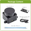 LDROBOT D500 lidar kit TOF laser Radar Lidar Scanner 360° 30000Lux support ROS1 ROS2 for Indoor and outdoor replace D300 kit 5