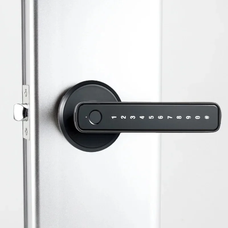 Tuya Smart Fingerprint Door Lock Knob Bluetooth Wireless Digital Door Lock Fingerprint Password Home Security Remote