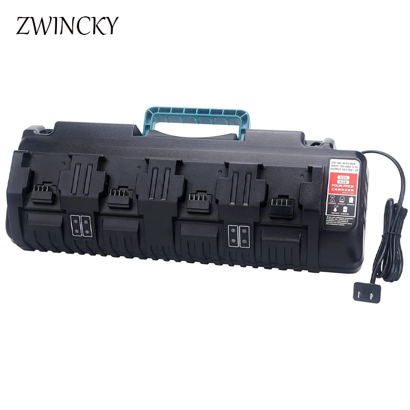 Zwincky For Milwaukee 14.4v 18v Liion Charger Rapid Optimum 4port 3a