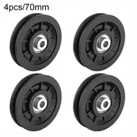 4 Pcs Bearing Pulley 60 70 88 90 95mm Nylon Silent Pulley For Strength Gym Equipment Longmen Frame Accessories 1