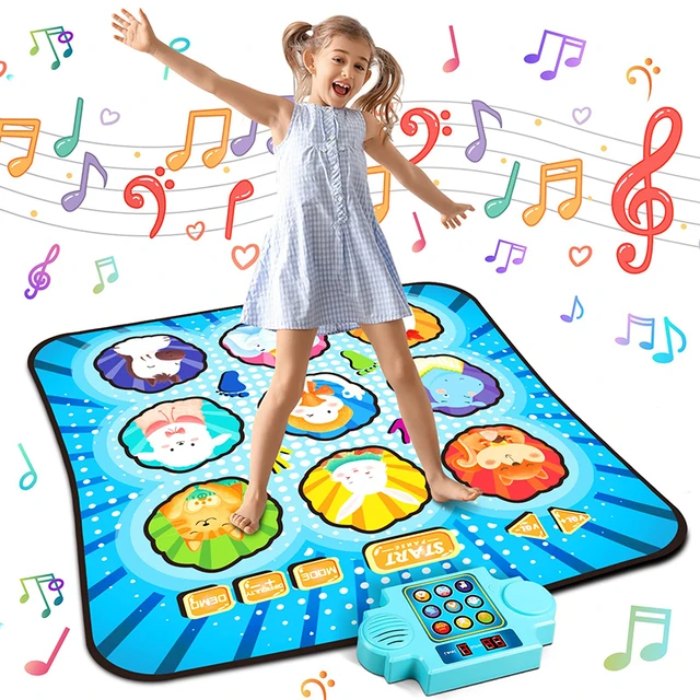 Tapis de Danse pour Enfants de 3 à 8 Ans,Tapis de Danse Musical