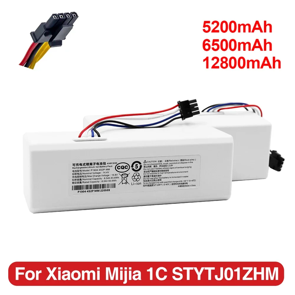 

2024 Upgrade P1904-4S1P-MM Battery For Xiaomi Mijia 1C STYTJ01ZHM Robot Vacuum Mop Cleaner Accessories Parts original