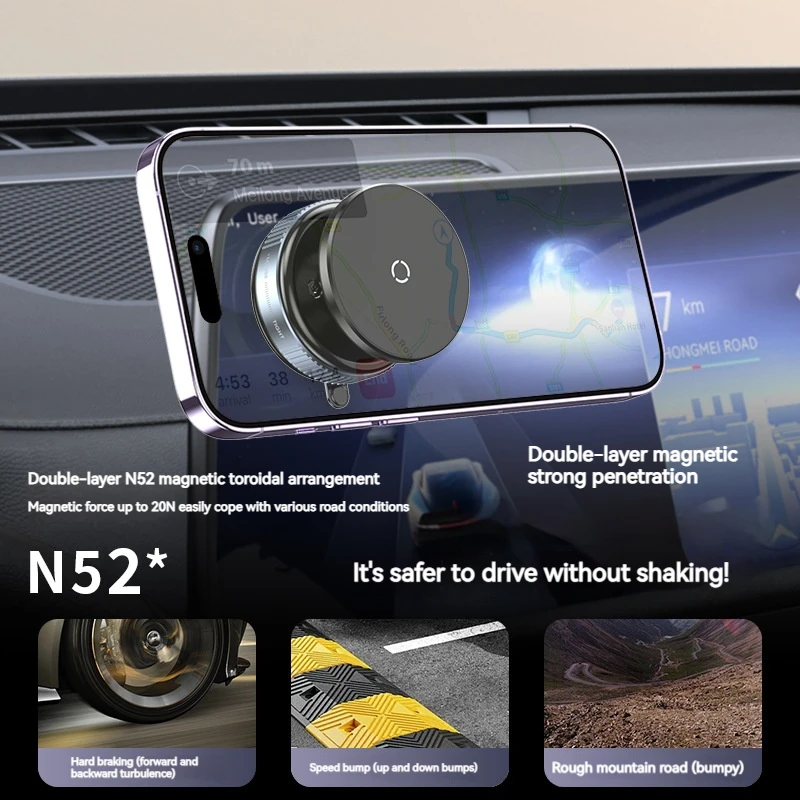 فراغ حامل هاتف السيارة المغناطيسي شفط كأس ميرو ريا...