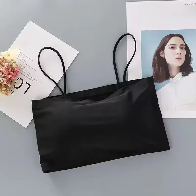 Black suspender belt [with chest pad]