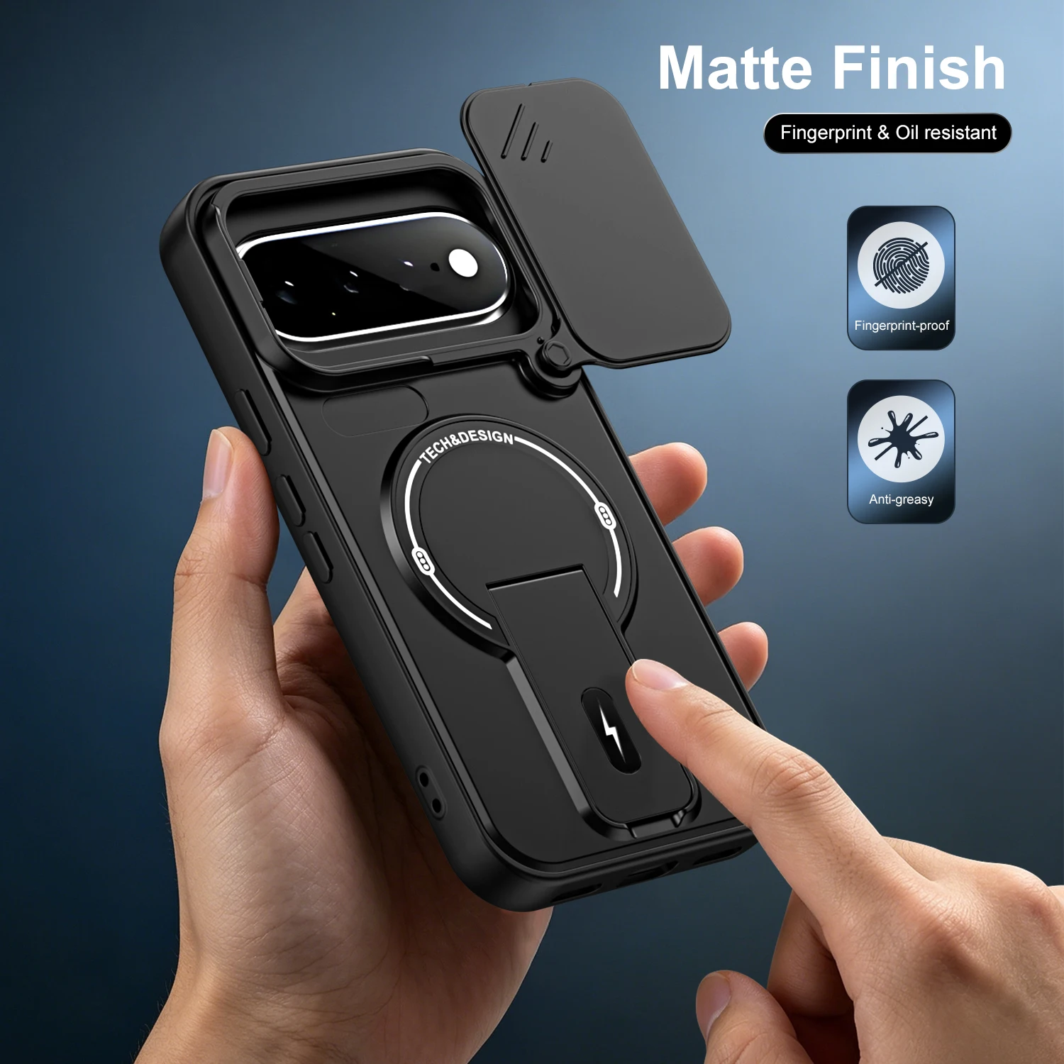 Magnetic Bracket Holder with Shockproof Lens Protection Cover