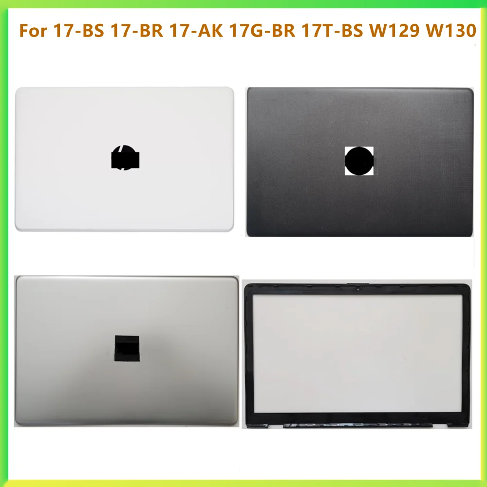 

New LCD Back Cover Case Screen Lid Bezel Front Frame Housing Case Hinges For HP 17-BS 17-BR 17-AK 17G-BR 17T-BS W129 W130