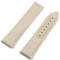 Waterproof Sailcloth Watch Band - Beige, Gray, Green, Black with Quick Release & Folding Buckle - 22mm (Beige)