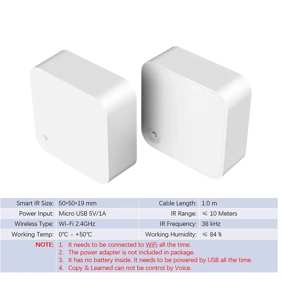 Smart WiFi Universal Infrared Remote Control