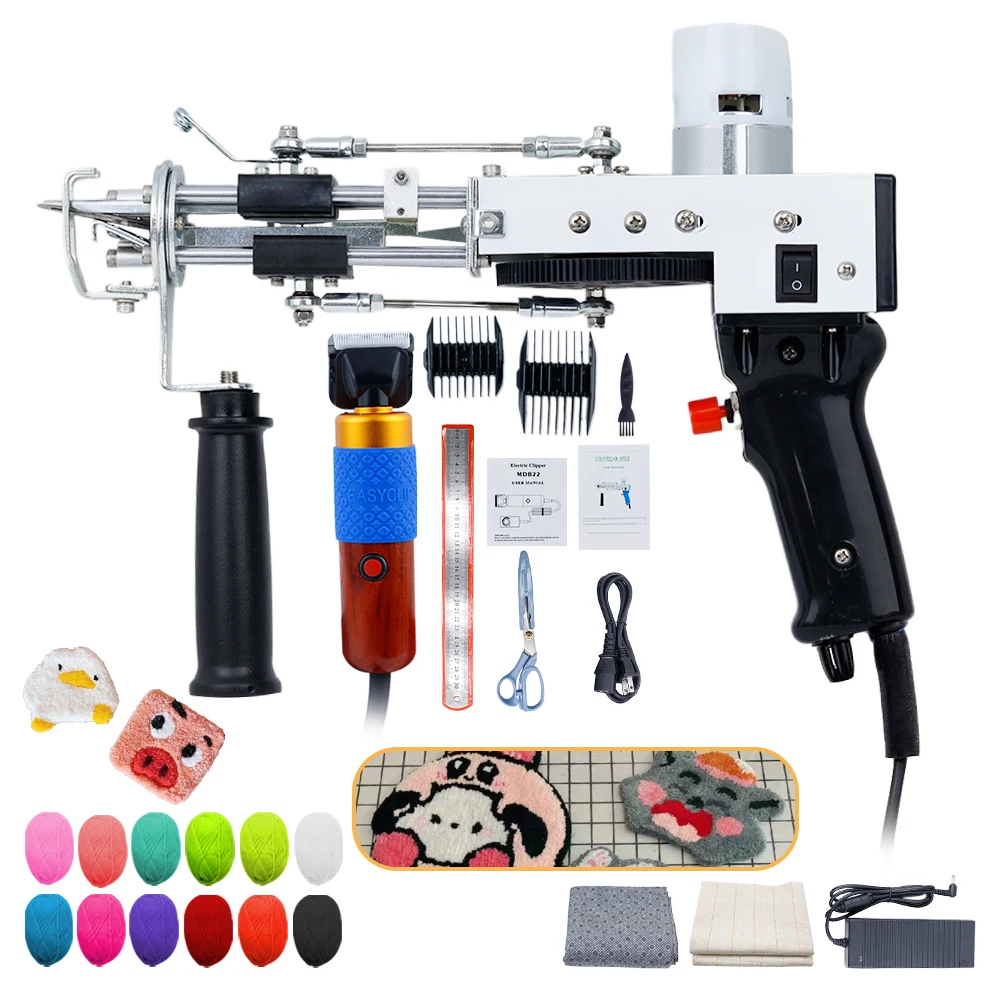 Rug Tufting Gun with Carpet Trimmer Kit -Rug-Tuft-Gun-with-Tufting-Shears, 2 in