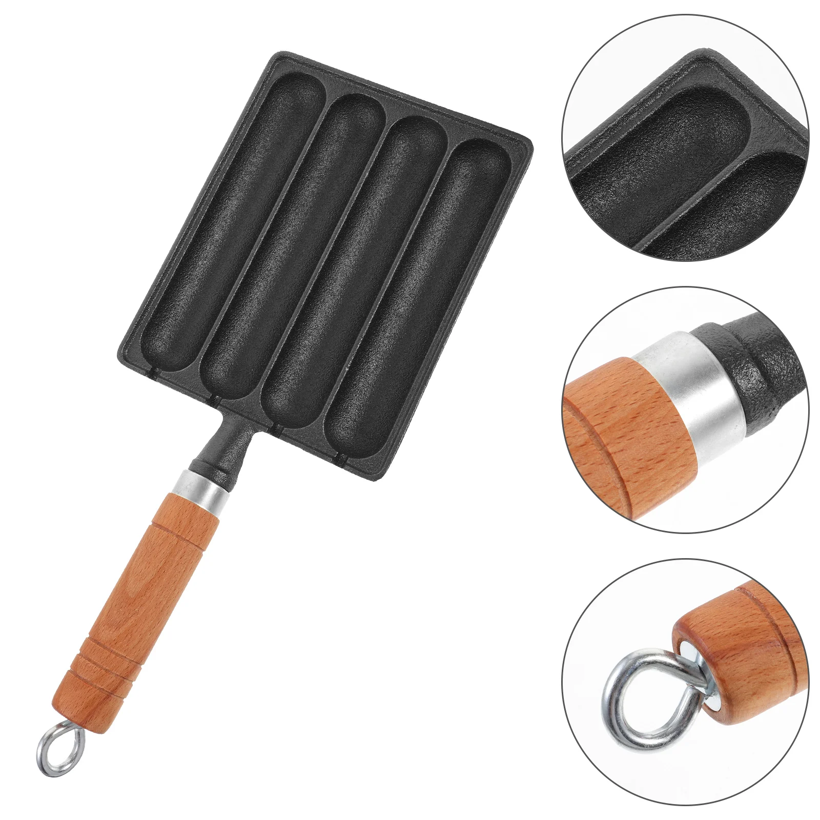 

Sausage Grill Mold Pan Steaming Hot Dog Food Baking Mold Sausage Grill Pan