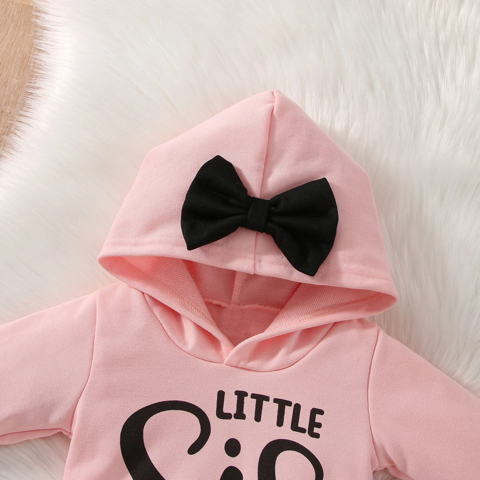 Girls Bow Hoodie Set 3