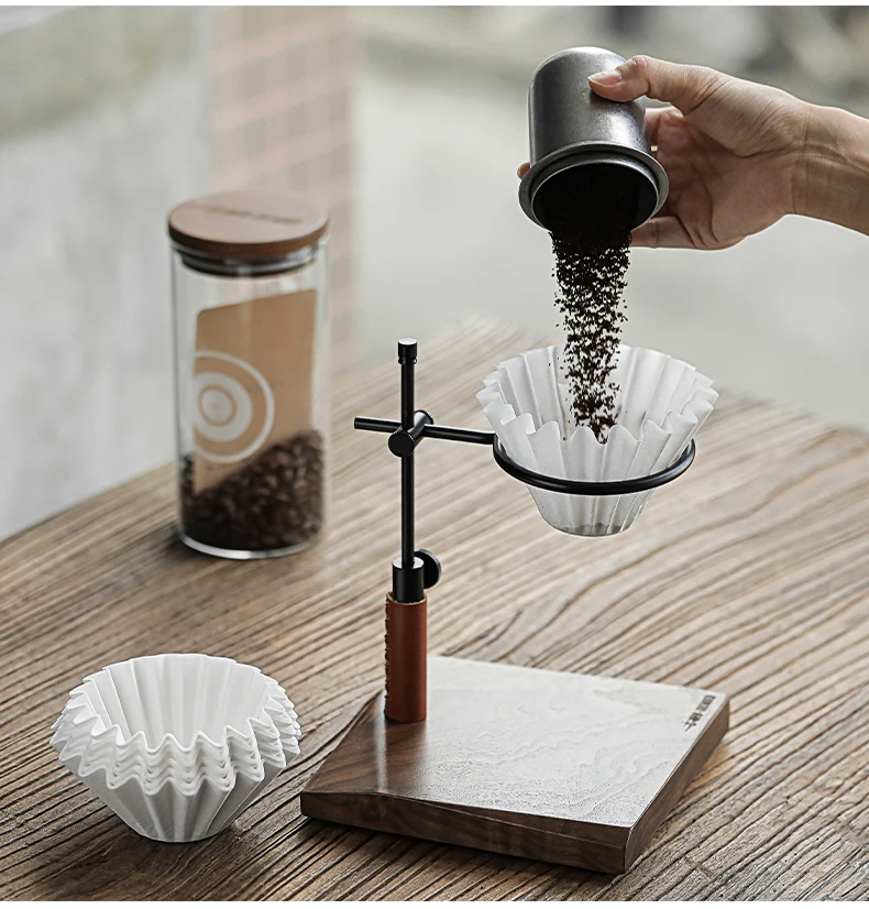 MHW-3BOMBER 50 Sheets of Cake Coffee Filter Paper for 1-4 Cups of Espresso Disposable Casual Home Hand Brewed Coffee Accessories Image 21