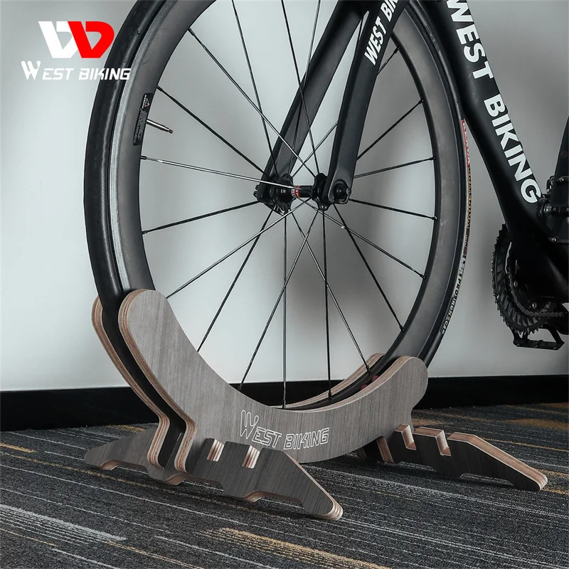 West Biking Scaffalature Per Parcheggio In Legno Per Bicicletta Portabiciclette Per Interni In Stile Nordico Supporto Per Ruote Mtb Portabiciclette Da