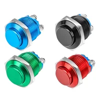 16mm Momentary High Cover Waterproof Metal Push Button Switches Car Power Switch with ScrewTermina - Image 4