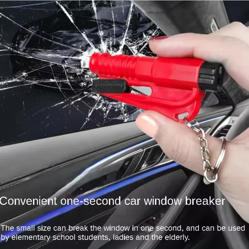 Car Safety Hammer Mini Car With A Multi-functional Escape Hammer To Break The Glass Rescue Window One Second car safety hammer