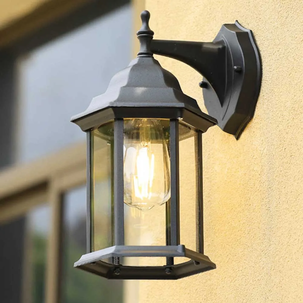 Retro Waterproof Outdoor Wall Lamp Corridor Courtyard Stairs Terrace Balcony