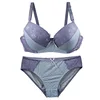 2023 New Sexy Lace Dot Floral Push Up Bra Sets For Women Underwear Plus Size Lingerie CDE Cup Underwire Brassiere Lingerie