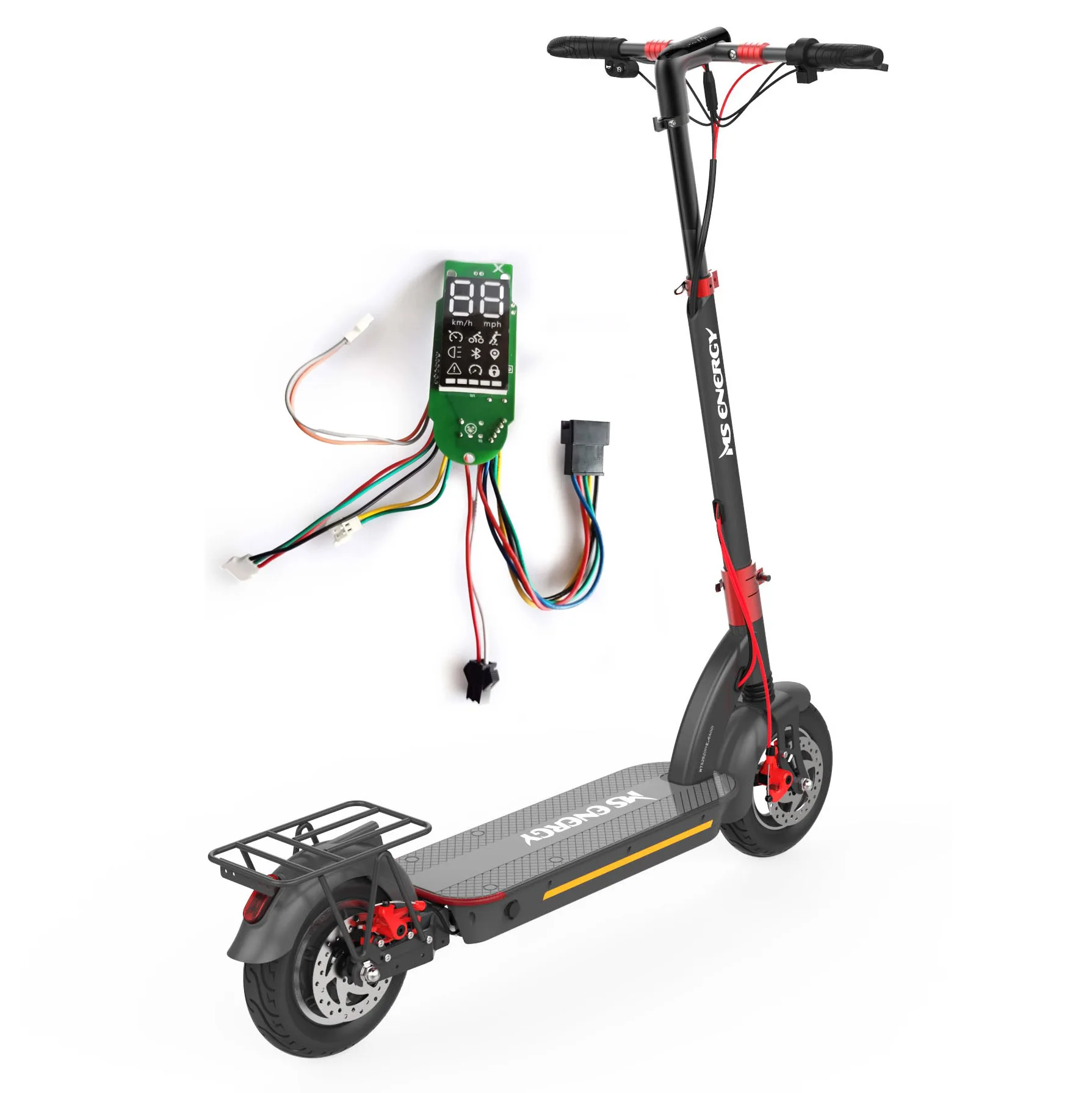Ms energy e20 e10 parti di scooter display cruscotto, compatibile