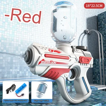 2024 New Electric Automatic Water Gun Children High-pressure Outdoor Beach Large-capacity Swimming Pool Summer Toy for Children 1