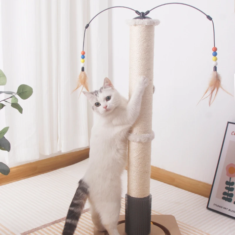 

Creative Climbing Frame Vertical Dual-purpose Cat Litter, Rub Itching, Multi-functional Cat Toy, Wear-Resistant Scratching Post