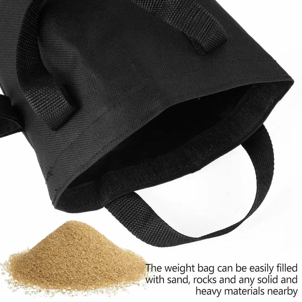 1Pcs Tent Sandbag Outdoor Garden Camping Canopy Tent Feet Weights Sandbags Oxford Cloth Windproof Fixed Sandbag Accessories