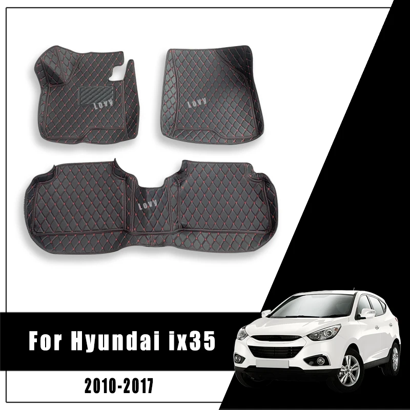 Carpets Car Floor Mats For Hyundai Tucson Ix35 2017 2016 2015 2014 2013