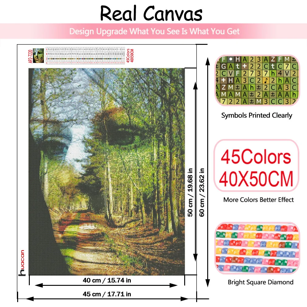 Huacan Diamond Painting Kits Woman Face Cross Stitch Diamond Embroidery Mosaic Tree Rhinestones Picture Home Art