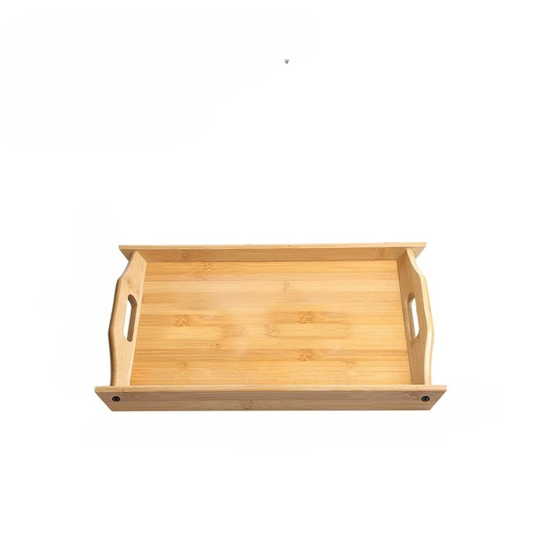 Simple Bamboo Dessert Plates, Bamboo Tea Plates, Household Kitchen Serving Dishes Sets Cake Racks, Restaurant Supplies