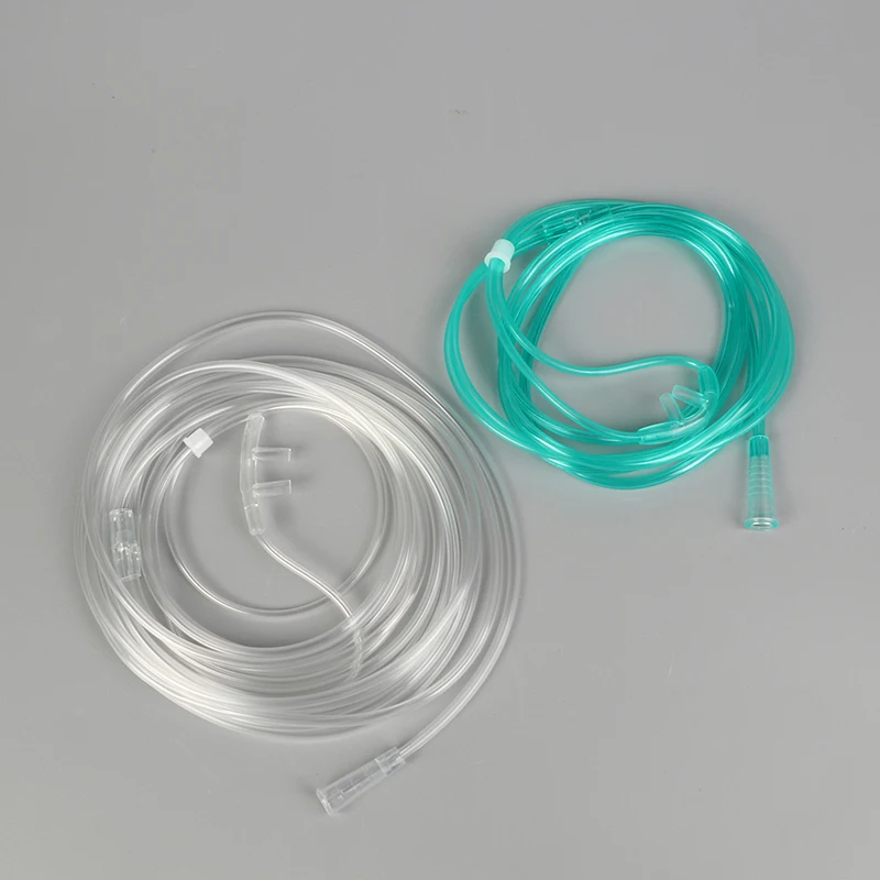 

1PCS Disposable Oxygen Tube Double Nasal Oxygen Tube Independent Packing Medical Care Machine Breathing Cannula 1.5/1.8/3/4/5M