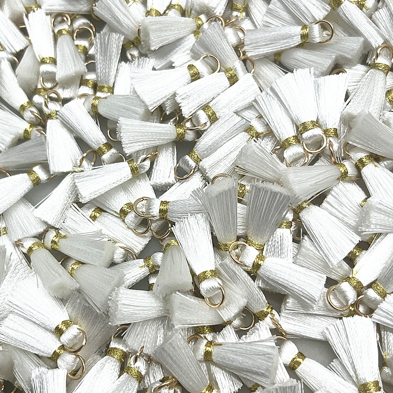 Tassel Fringe Tassel Trim Metal Pendant Mini Metal Pendant Mini Tassels Tassel Accessories Metal Jewelry Pendant Tassel Decoration 10pcs 20mm Mini Metal Hanging Ring Tassel Trim Pendant For DIY Craft Jewelry