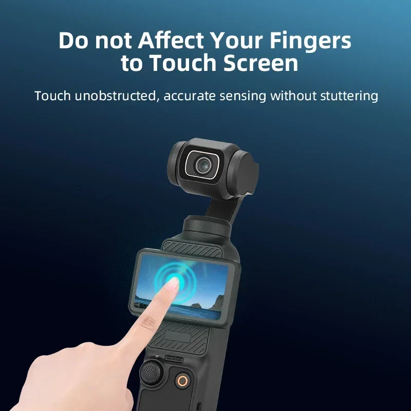 Pelindung layar Osmo Pocket lensa, aksesori Gimbal genggam Film
