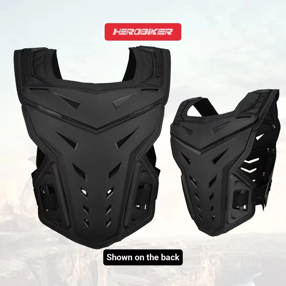 Men Motocross Armor Vest Motorbike Body Protection Bike Chest Back Protector Moto Equipment Women Motorcycle Armor All Season