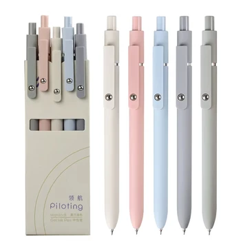 New Piloting Morandi Colour Gel Pens Soft Touch Quick Dry Smooth 0.5mm Gel Ink Pen For School Writing Stationery Supplies 1