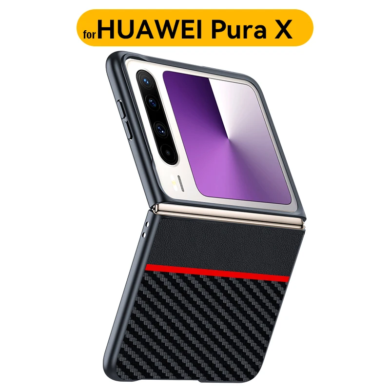 Shockproof Luxury Fiber Texture PU-Leather Phone Case Cover