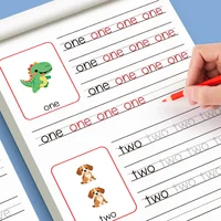 ABC and English Number Workbook Handwriting Exercise Book for Preschool Children Math and Letter Skills Development Calligraphy