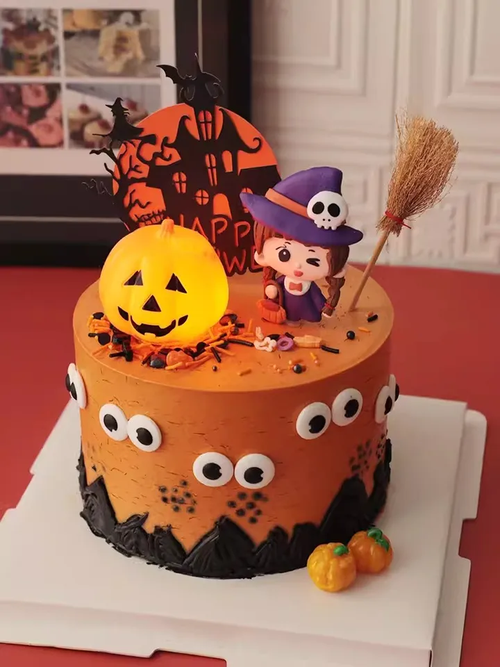 25 Pièces Halloween Cupcake Topper Halloween Gâteau Topper, Decoration Gateau Halloween Pics D'halloween,Décorations De Cupcakes D'Halloween Pour Gâteaux, Muffins, Desserts, Soirées à Thème Halloween