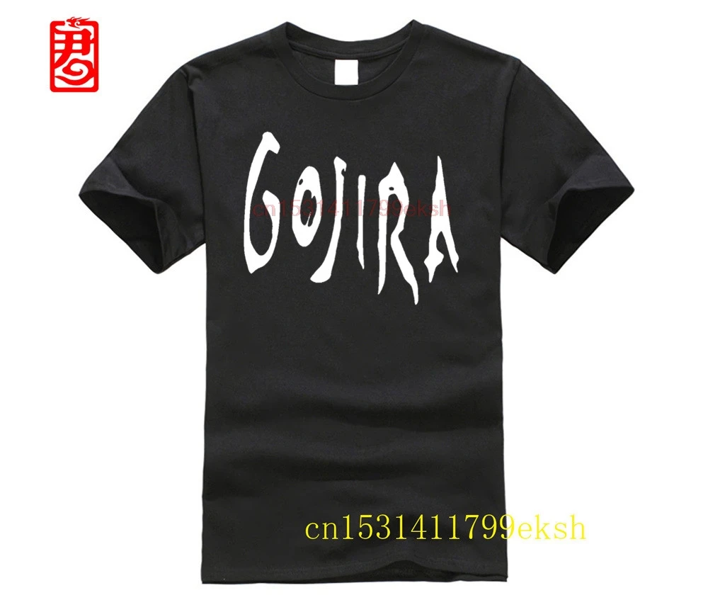 Летняя футболка, новинка 2023, футболка Gojira с прогрессивным металлическим ремешком Tesseract Opeth, Мужская футболка в стиле «Шоп», серая хлопковая простая футболка