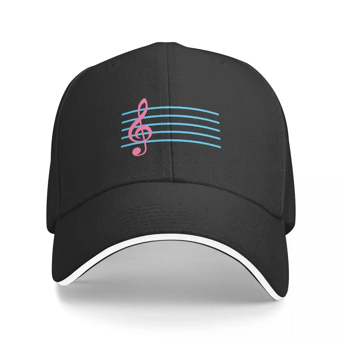 

Trans Colors Treble Clef Baseball Cap Trucker Hat Fluffy Hat Women's Beach Outlet Men's