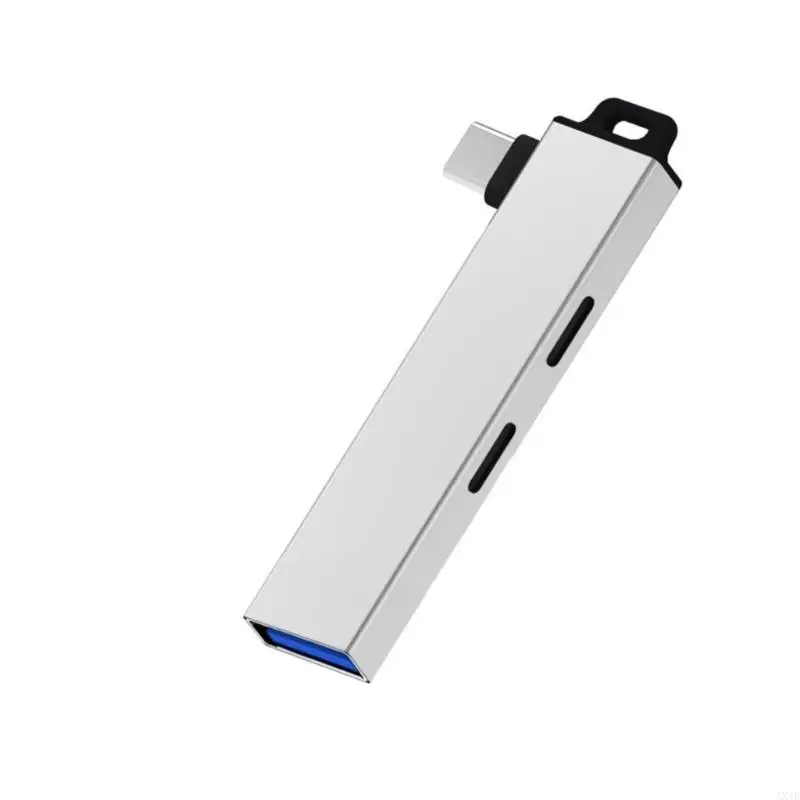2USB C 및 USB3.0 포트가 장착 된 Axyb 내구성 유형 C 허브 성능 향상