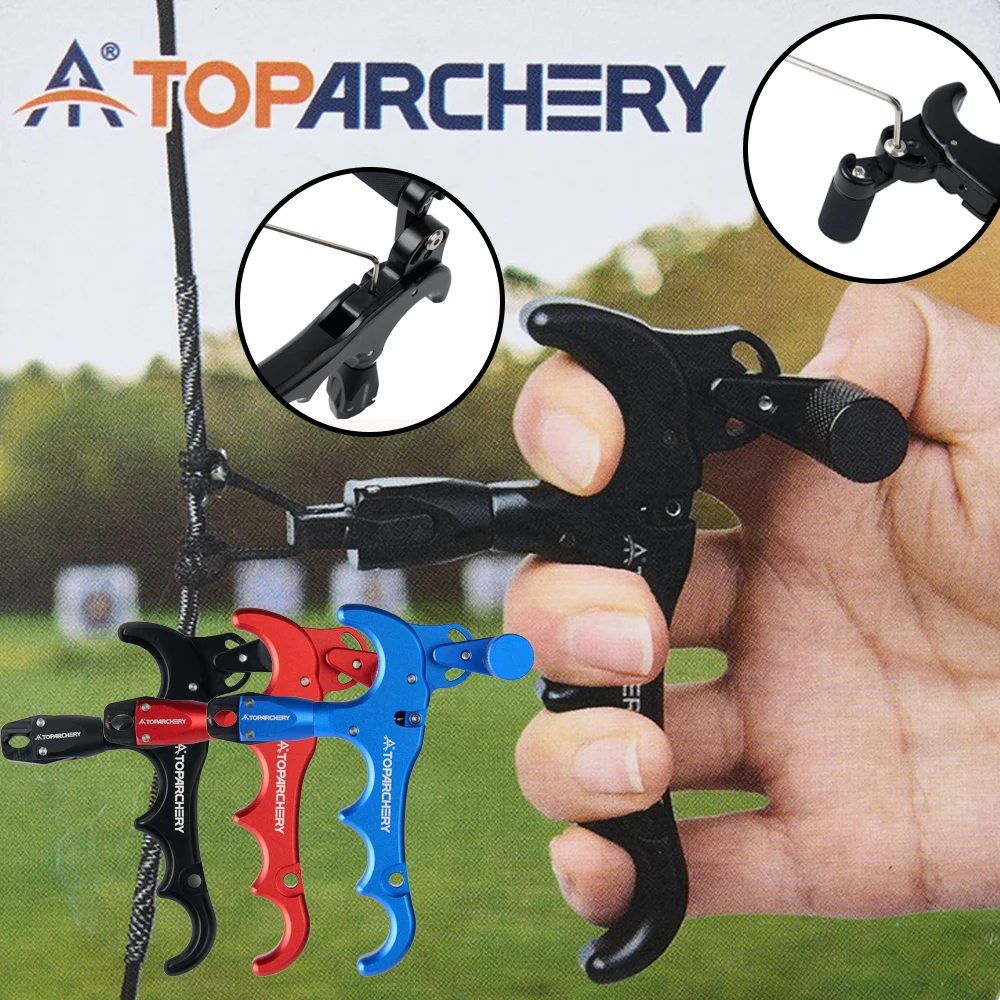 Rilascio dell'arco regolabile Girevole a 360 gradi con trigger a 4 dita per tiro con l'arco