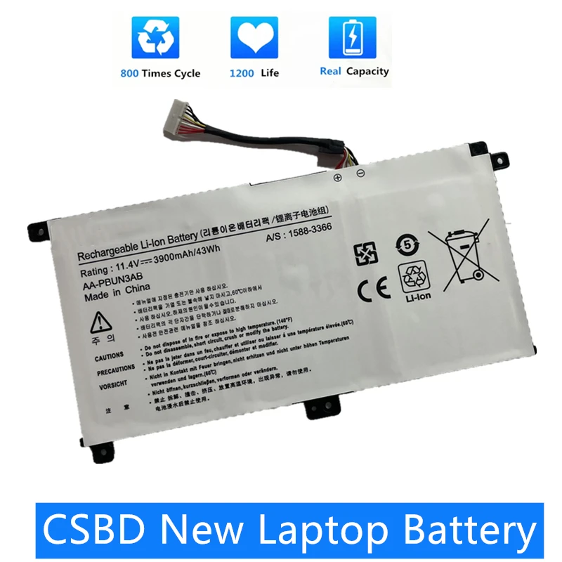 Bateria do Portátil para Samsung Csbd Aa-pbun3ab Np530e5m Np740u5l 500r5m 8500gm 300e4m Pbun3ab Novo Oem