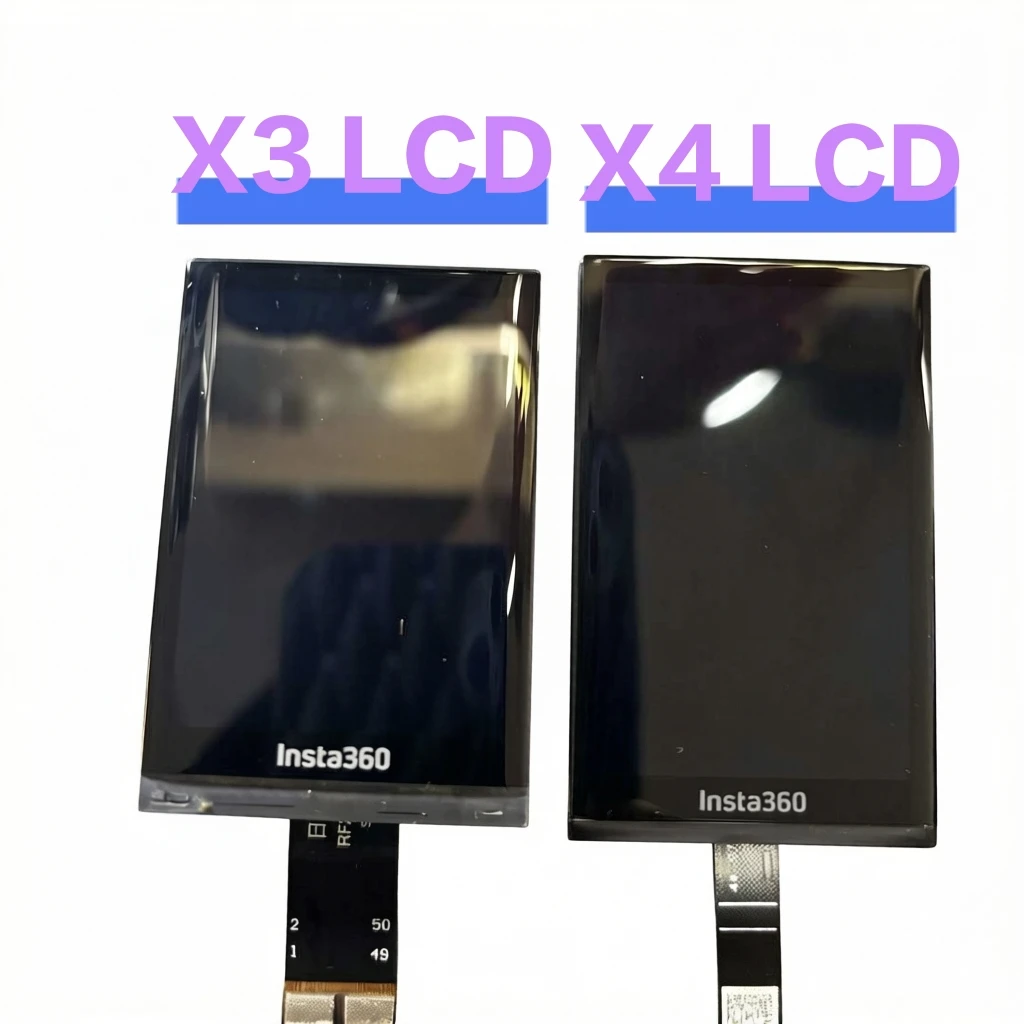 Écran LCD de rechange pour Insta360 X3 X4 - Noir et Bleu ciel