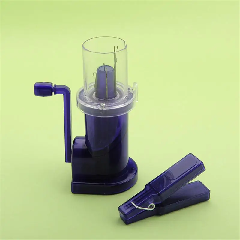 Red Style Hand Cranked Semi-Automatic Rope Knitting Machine Manual Small Weaving Machine Weaving Tool