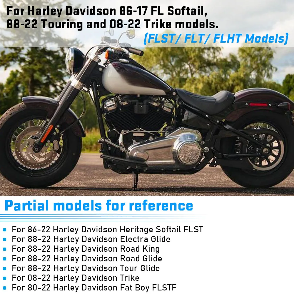 Motorfiets Hiel Teen Versnellingspook Shifter Peg Compatibel met Harley Touring Road King Street Glide 1988-2021 Softail 1986-2017 Tri 2008-2021(1pcs black