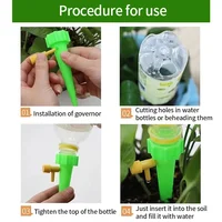 Automatic Watering Kit Automatic Drip Irrigation System Kit Flower Plant Watering Spike Greenhouse Adjustable Control Dripers 4