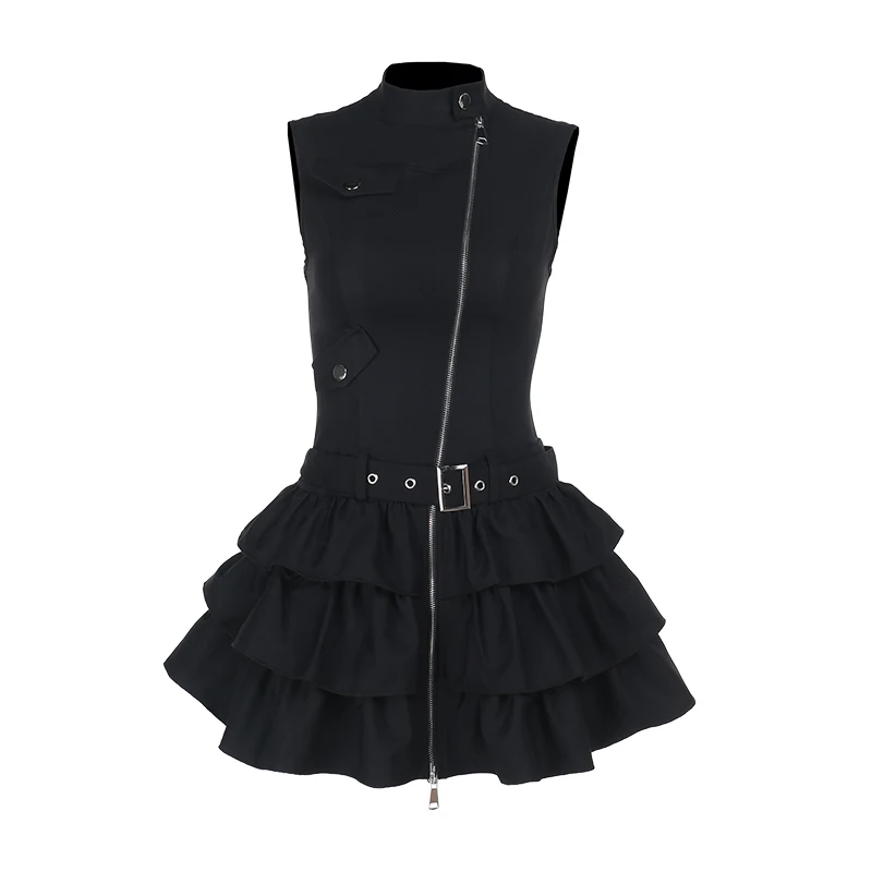 bridal mini dress with sleeves Camille