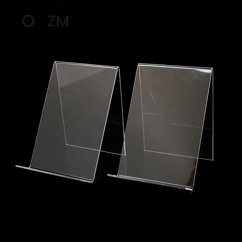Acrylic Book Stand Display Photo Frame Brochure Artwork Holder Organizer book organizer book holder book stand