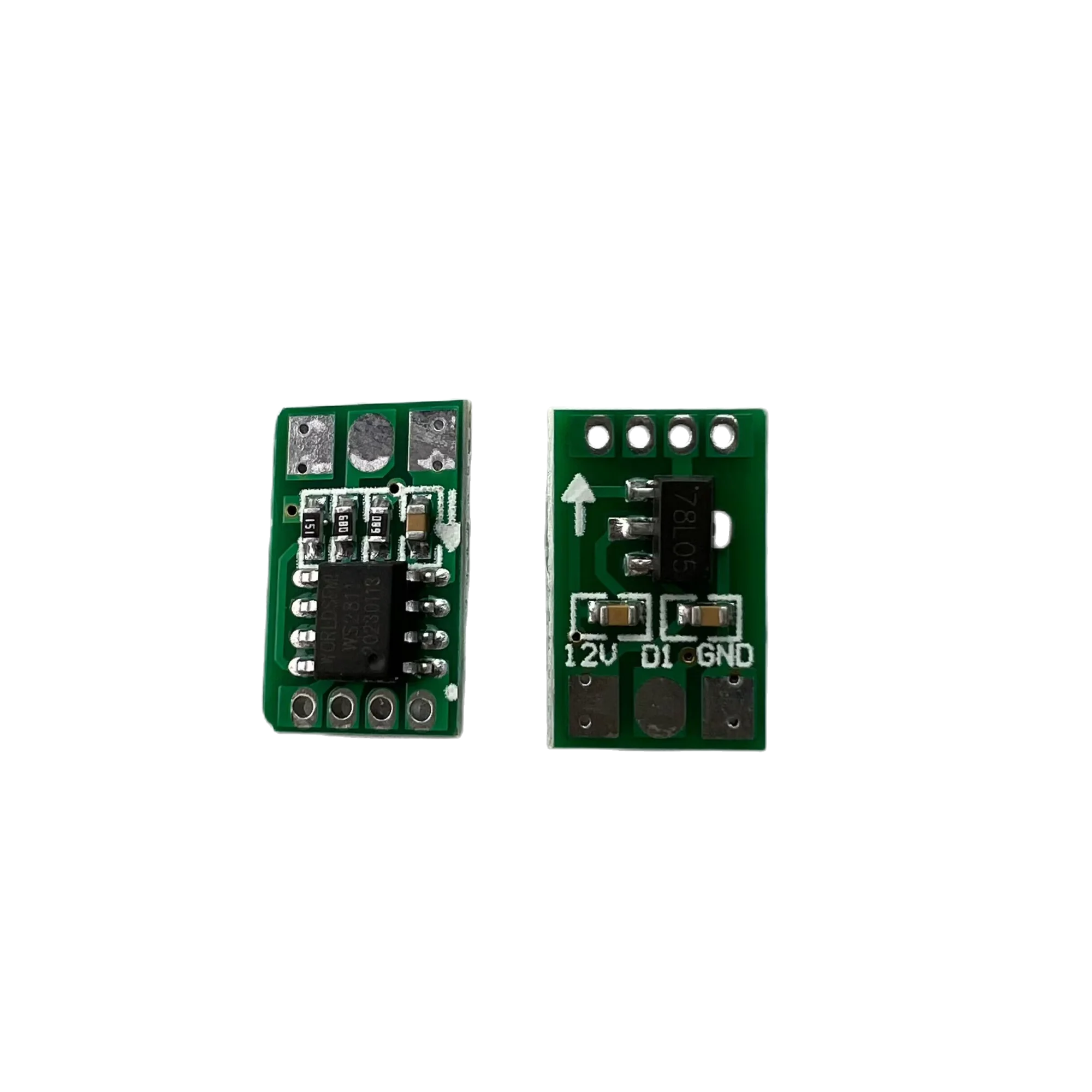 DC12V WS2811 주소 지정 가능 픽셀 PCBA, LED 없음, LDO 조절 ..